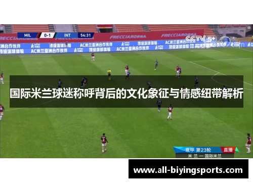 国际米兰球迷称呼背后的文化象征与情感纽带解析