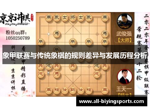 象甲联赛与传统象棋的规则差异与发展历程分析 象甲联赛与传统象棋的规则差异与发展历程分析