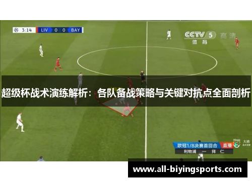 超级杯战术演练解析：各队备战策略与关键对抗点全面剖析